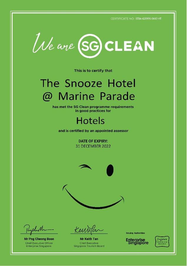 The Snooze Hotel Marine Parade Singapore Exterior photo